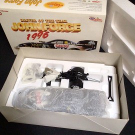Action John Force Driver of the Year 1996 NEW IN BOX 1997 Ford Mustang Funny Car