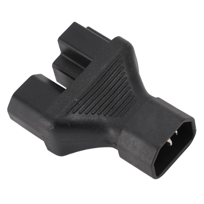 IEC320 C14 to C13 and 5‑15R Power Adapter Male to