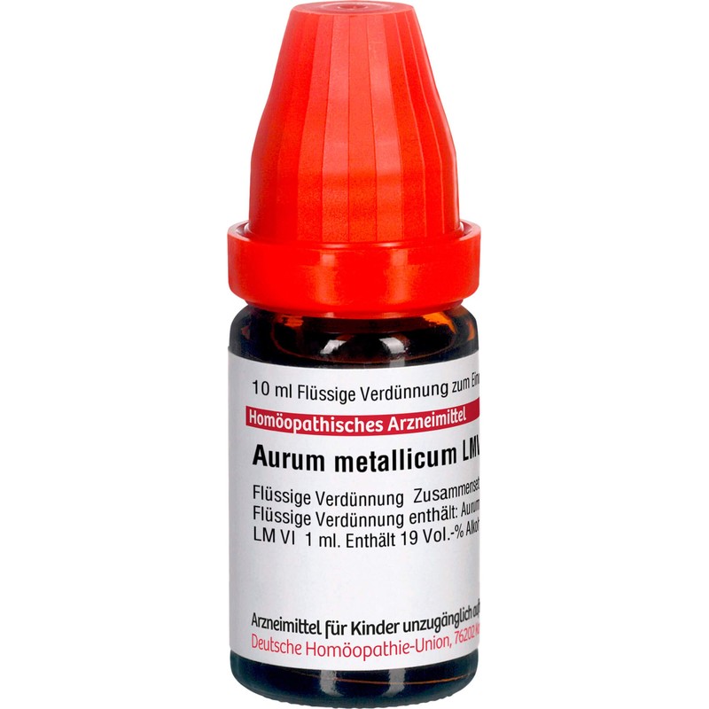 DHU Aurum Metallicum LM VI Dilution, 10.0 ml Solution