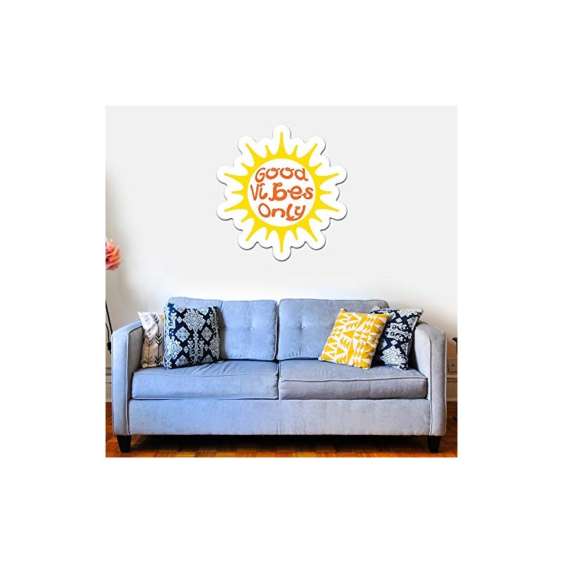 MightySkins Good Vibes Only 36" Peel and Stick Art Removable