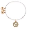 Alex and Ani Womens Initial R Charm Bangle