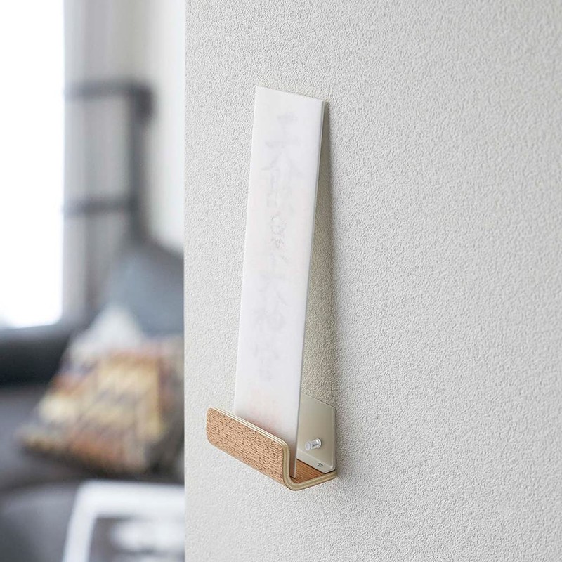 Yamazaki Industries Shinto Card Holder, Single, Natural, Approx. W 3.3