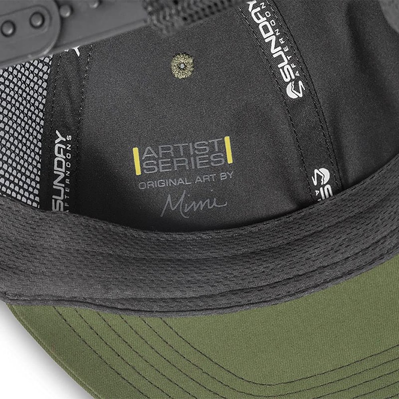 Artist Series Patch Trucker Hat - Tropical Flora