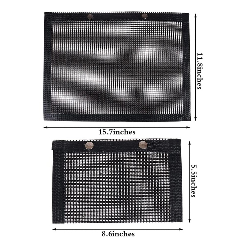 AIMALL Non-Stick BBQ Grilling Bags,BBQ Grilling Mesh Reusable PTFE Mesh