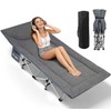 Ouwxim Camping cots for Adults,Cots for Sleeping,Cushion and Pillow, Camping