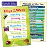 2 x Days And Months Of The Week Childrens Pupils
