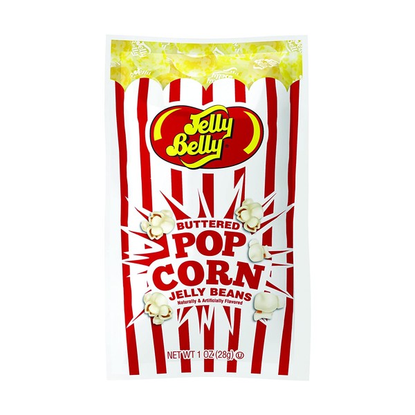 Jelly Belly Buttered Popcorn Jelly Beans, 1-oz, 30 Pack
