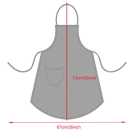 FAIRYGATE Linen Apron Woman Apron with Pockets Stripe Adjustable Cotton Linen Kitchen Chef Bib Apron for Cooking BBQ Baking Gardening Household Cleaning Restaurant A1527