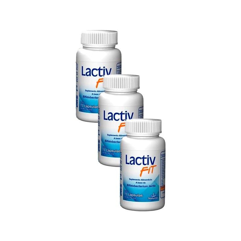 Lactiv Fit | Pack 3 Cápsulas Probioticas Desinflamatorias Para Mejorar