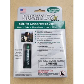 Liberty 50 II Plus IGR Spot-On For Large Dogs, 33 to 66 lbs