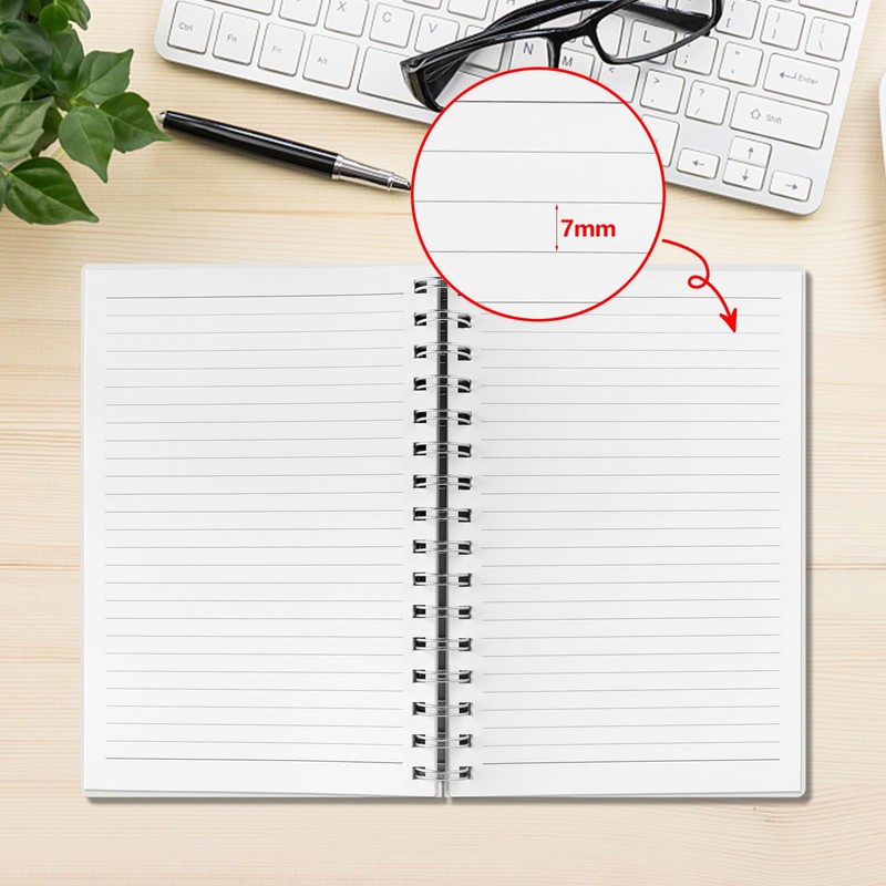 HIJYOO Notebook A5, 300 pages/150 sheets Wirebound Spiral Notebooks, A5