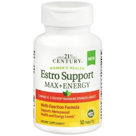 ESTRO SUPPORT MAX +ENERGY TAB 30CT 21ST CENT