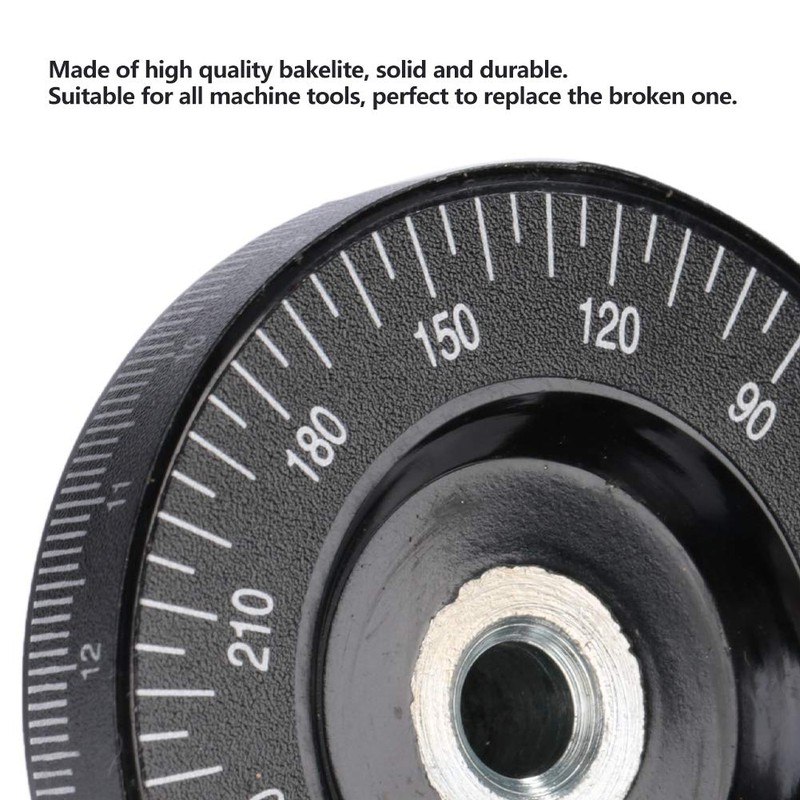 Milling Hand Wheel, 63mm Solid Bakelite Hand Wheel Scale Handwheel