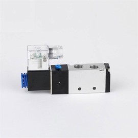 EHHXTXFWA Solenoid Valve 4v210-08 reversing Valve Pneumatic Control Valve AC220V/110V/380V DC12V/24V Two-Position Five-Way Electronic Valve(OneColor)