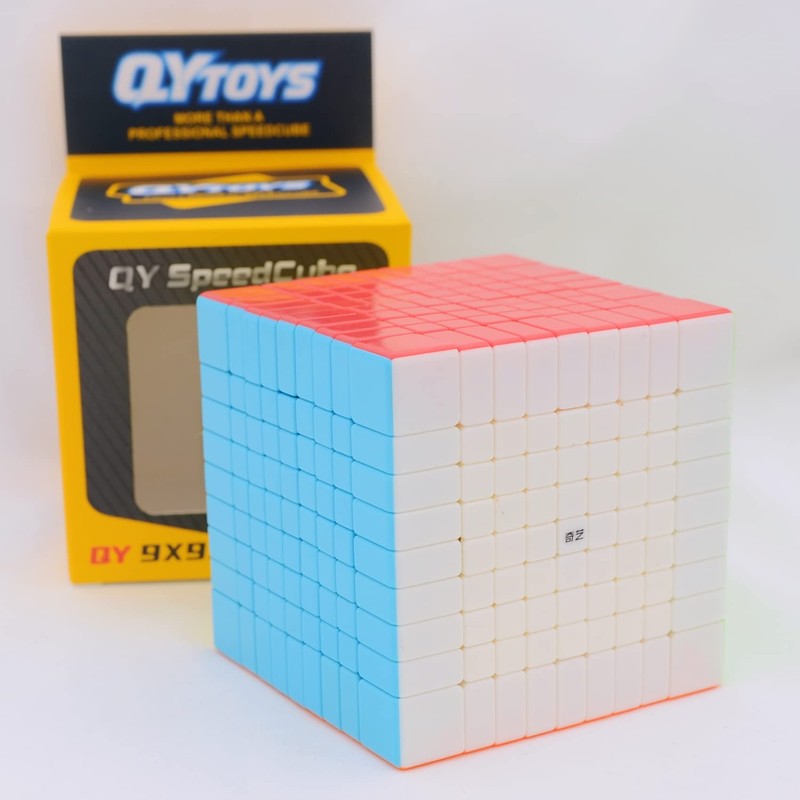 Bukefuno QY 9x9 Speed Magic Cube Puzzle Magic Cube Stickerless