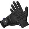 EQUESTRIAN QUEEN Savaii Lightweight Breathable Riding Gloves (Black, L)