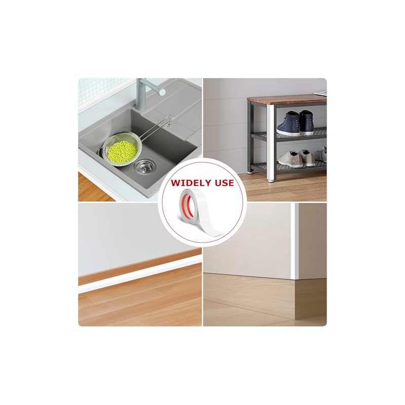 Flexible Wall Corner Protector Moulding Trim Peel and Stick Wall