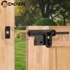 BOODVON Slide Bolt Gate Latch for Wooden Fence, Sliding Bolt