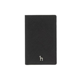 Hazzys (광주신세계)HAZZYS ACC NOMAD 블랙 가죽 카드지갑 HIHO5F131BK HAZZYS ACC NOMAD Black Leather Card Wallet HIHO5F131BK