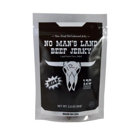 No Man's Land Jerky Beef Mild 3.0 oz (Pack of 8)