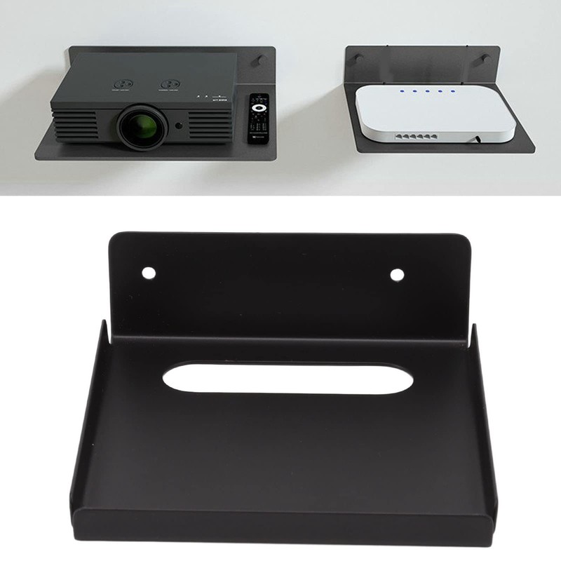 Router Shelf, Floating Wall Shelf for Projector Router, Wall Mount