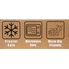 BlknWhite Certified Compostable Cling Wrap with Slide Cutter - 12"