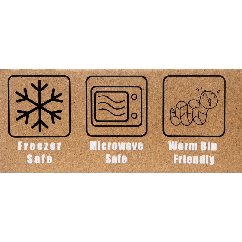 BlknWhite Certified Compostable Cling Wrap with Slide Cutter - 12"