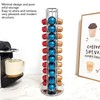 40 Capsule Coffee Pod Holder 360 Degree Rotating Carousel Storage
