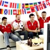 2024 Flags Bunting Suited for Euro Football Championship, Double Sides