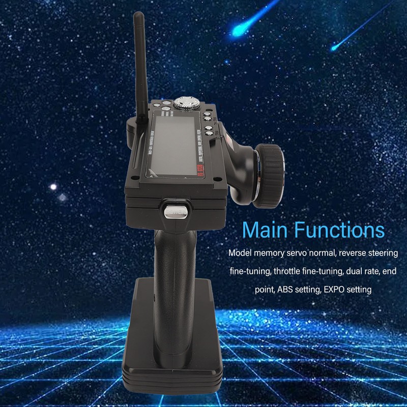 FS‑GT3B RC Radio System Transmitter 2.4Ghz 3 Channel Remote Control