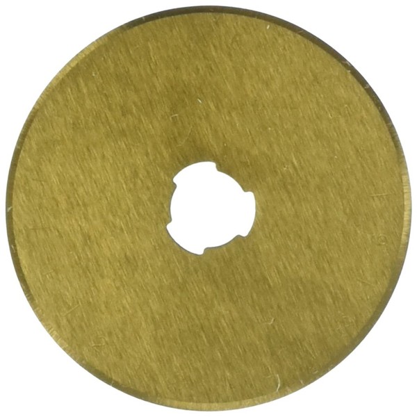 Euro-Notions Roll The Gold! 45mm Titanium Coated Rotary Cutting Blade -10 per Package