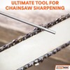 Chainsaw Sharpening File Set - 6 Round Files Compatible w/