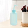 Tofficu Botella de Limpieza para Pestañas Boquilla Curva de 250ml,