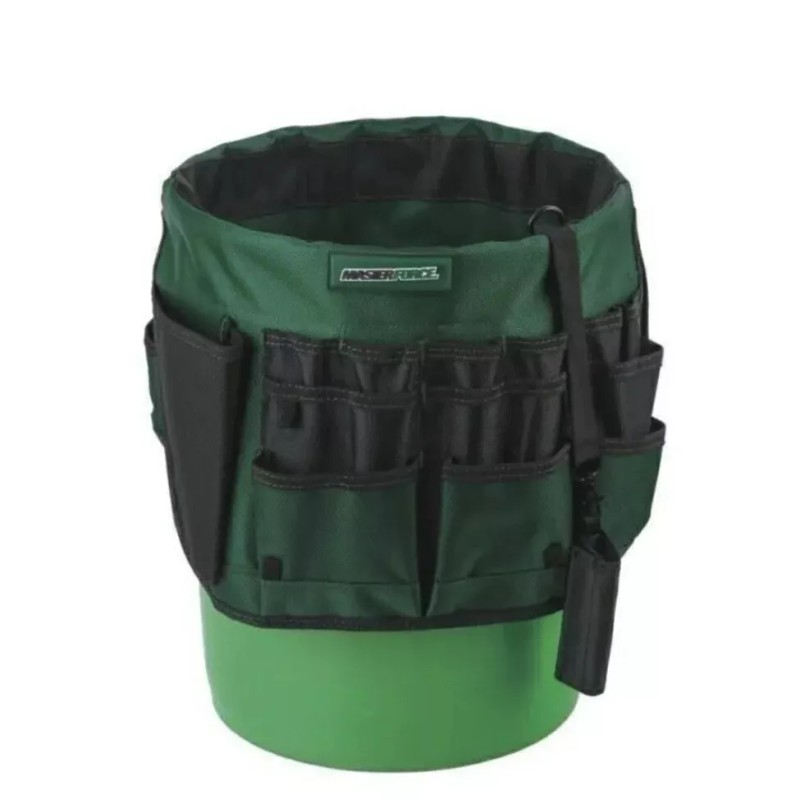 Master Force Tool Pouch Bucket Organizer 14” w/32 Pockets Heavy-Duty