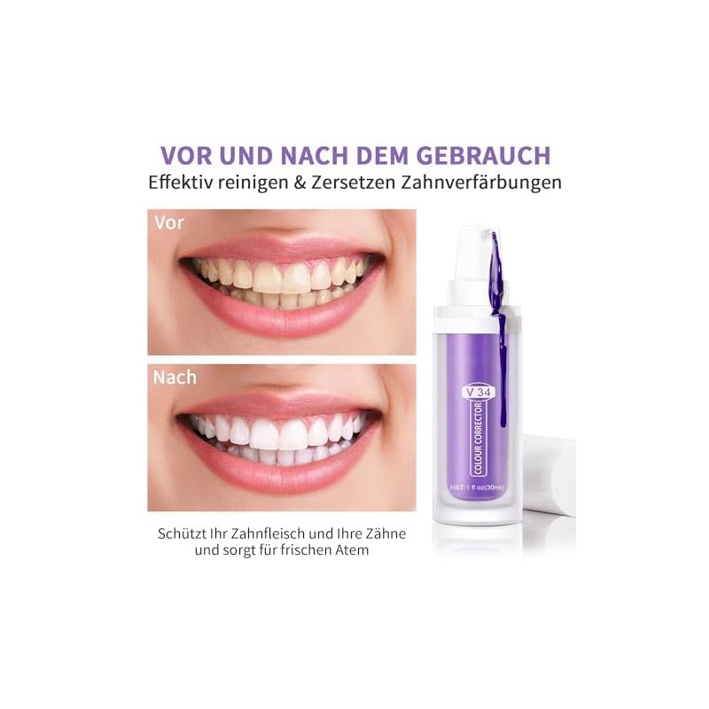 Toothpaste White Teeth, Radiant White Teeth, Gum Repair, Effective Discolouration