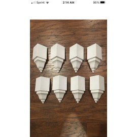Crown Molding Corners 8 pack of insides for up to 3 5/8” transition
