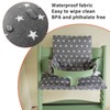 Bordeag High Chair Seat Cushion Set, High Chair Cushion, 2-Piece