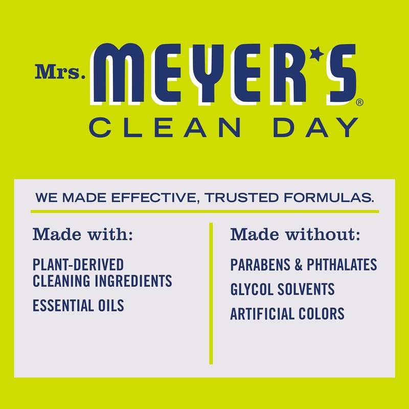 MRS. MEYER'S CLEAN DAY All-Purpose Cleaner Spray, Cruelty Free Formula,