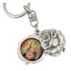 Religious Gifts Silver Tone Immaculate with Sacred Heart Mary and