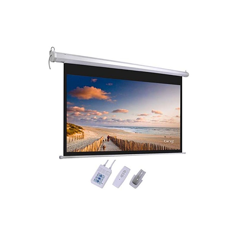 Motorized Projector Screen 16:9 80" x 45" Display Motorized Wall