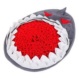 BUGUUYO Pet Snuffle Mat for Dogs Slow Feeder Puzzle Sniffing Training Pad Engaging Cartoon Design for Reducing Stress and Encouraging Healthy Eating