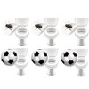 6 x Toilet Stickers Bathroom Equipment Pub Pissoir Urinal Funny