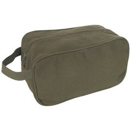 Fox Outdoor Products Canvas Toiletry Kit, Olive Drab