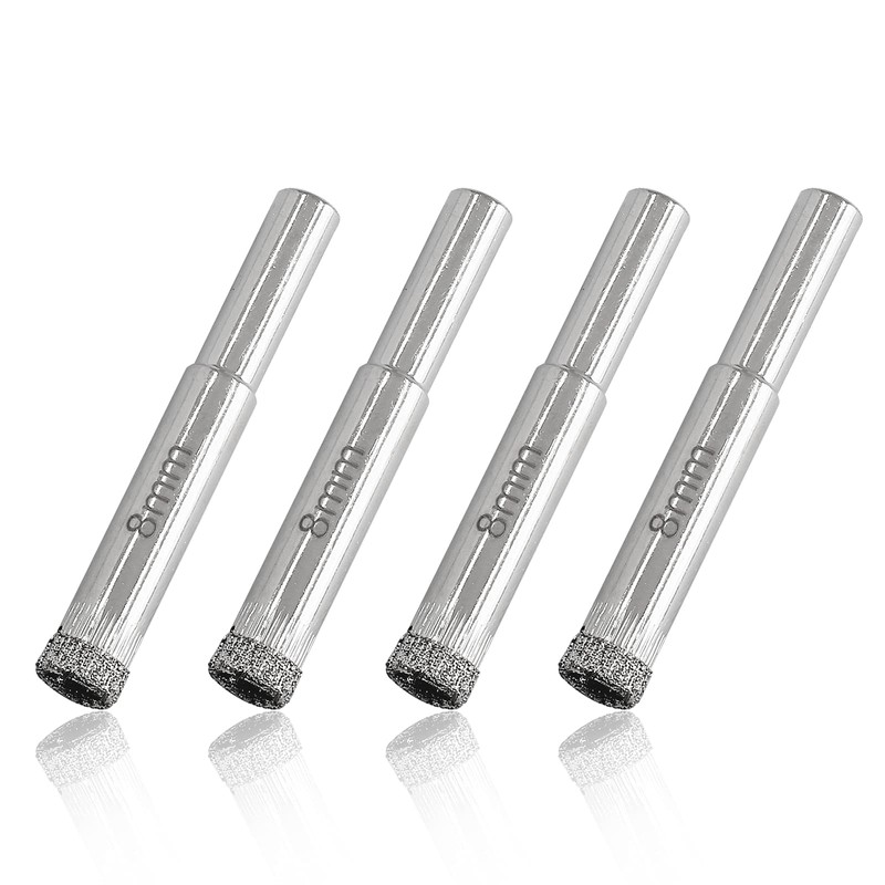 Luomorgo 12Pcs 8mm/5/16 inch Diamond Hole Saw, 1-1/4 inch Cutting