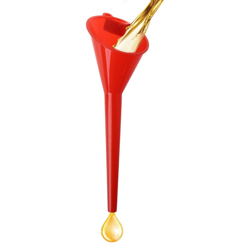 Fatteryu Car Refueling Multi-Function Plastic Long Neck Oil Funnel for