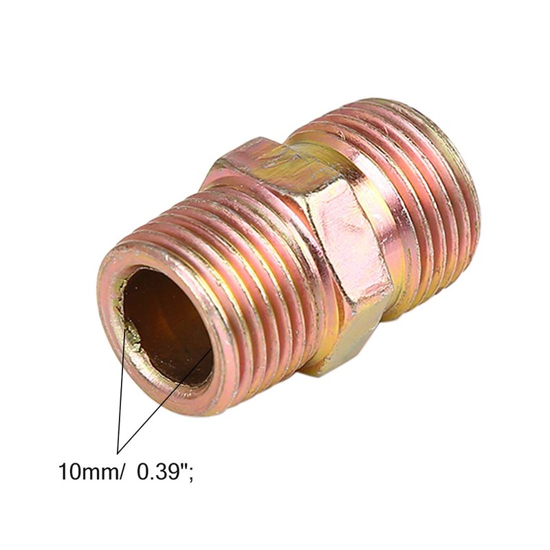 X AUTOHAUX 3pcs 3/8" NPT to M18 x 1.5mm Male