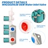 WH23X29538 Washer Water Inlet Valve OEM Parts Compatible With GE,