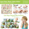 Poen 212 Pcs Insects Party Favors Set Include Cup Straw