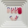 4th of July Press on Nails Medium Square Fake Nails
