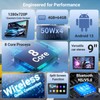 Wireless Double Din Car Stereo with Apple CarPlay/Android Auto,Carplay Screen